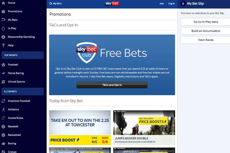 free online betting